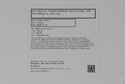 Pouch Labeling (51662 1594 2 Pouch Label)